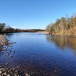 Looking down over Cloddy pool, Forres Angling Association, River Findhorn