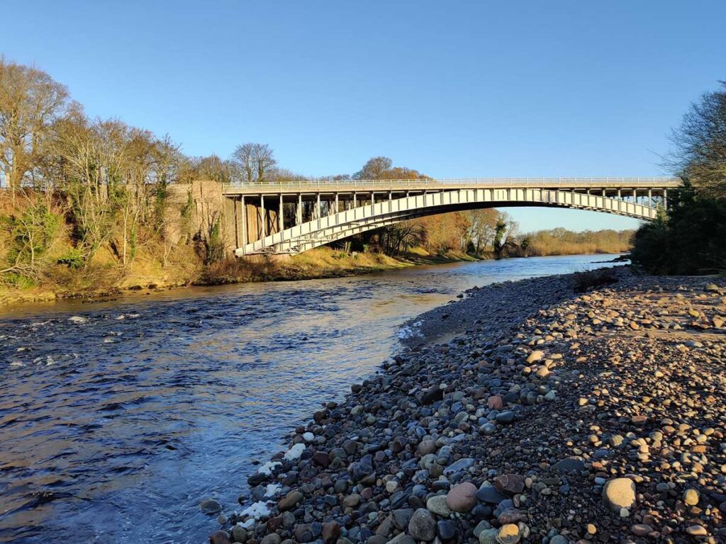 Suspension Bridge Pool, Forres Angling Association, River Findhorn