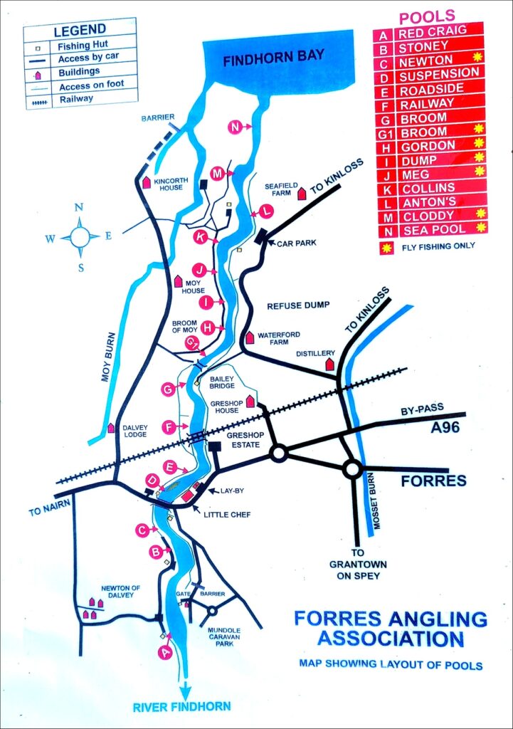 Forres Angling Association Map